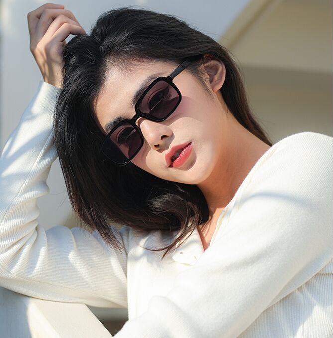 2021 Fashion Korean style square frame personality small frame trendy men's and women's sunglasses