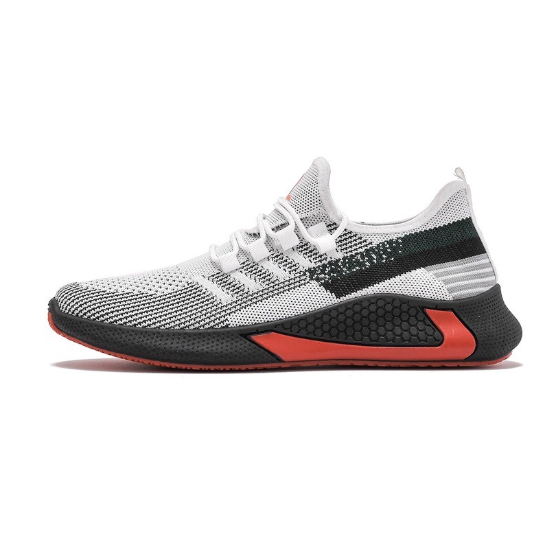 [ESSE] Vortex putih Sepatu Sneakers Running Gym Shoes 033