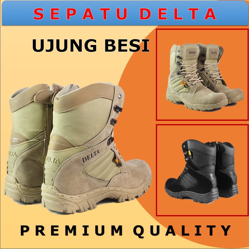 Jual Promo Big Sale Sepatu Caterpillar Sepatu Safety Ujung Besi Proyek Kerja Lapangan Pdl Delta