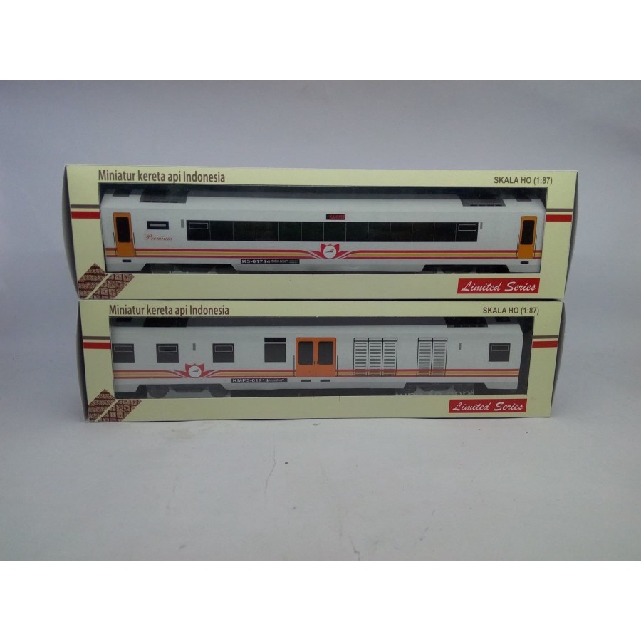 paket 2pcs gerbong makan KMP Premium - miniatur kereta api indonesia
