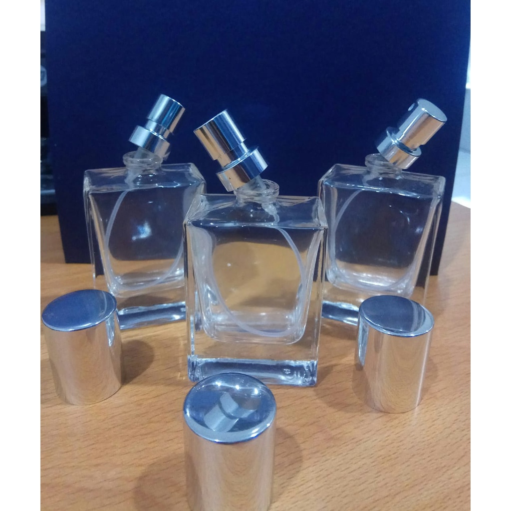 BOTOL PARFUM KOSONG SPRAY KACA 30 ML (KOTAK PRESS 30 ML)