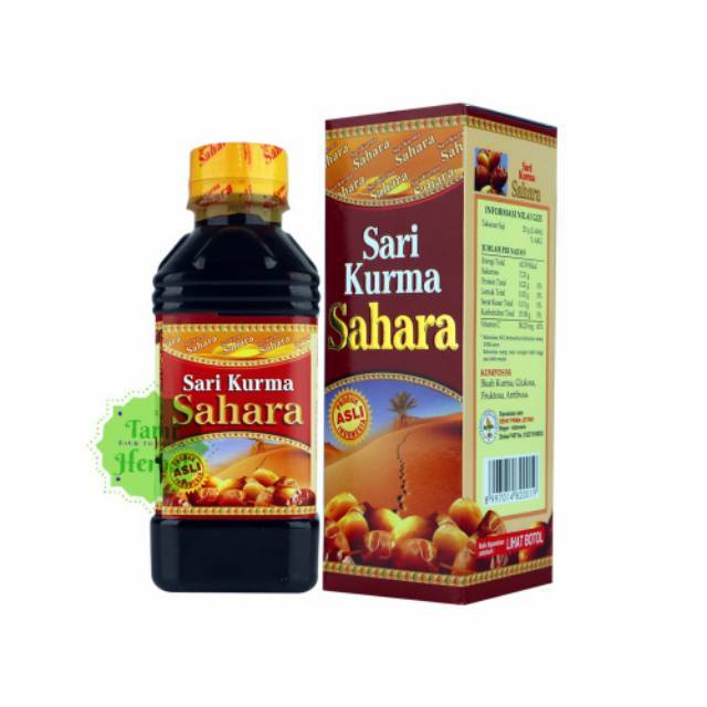 Sari Kurma Sahara Sari Kurma Kurma Vitamin Herbal Indonesia