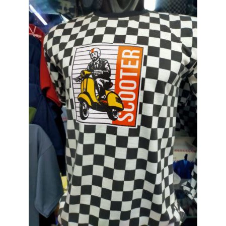 KAOS KOTAK KOTAK CATUR RANDOM MURAH BANGET SCOOTER