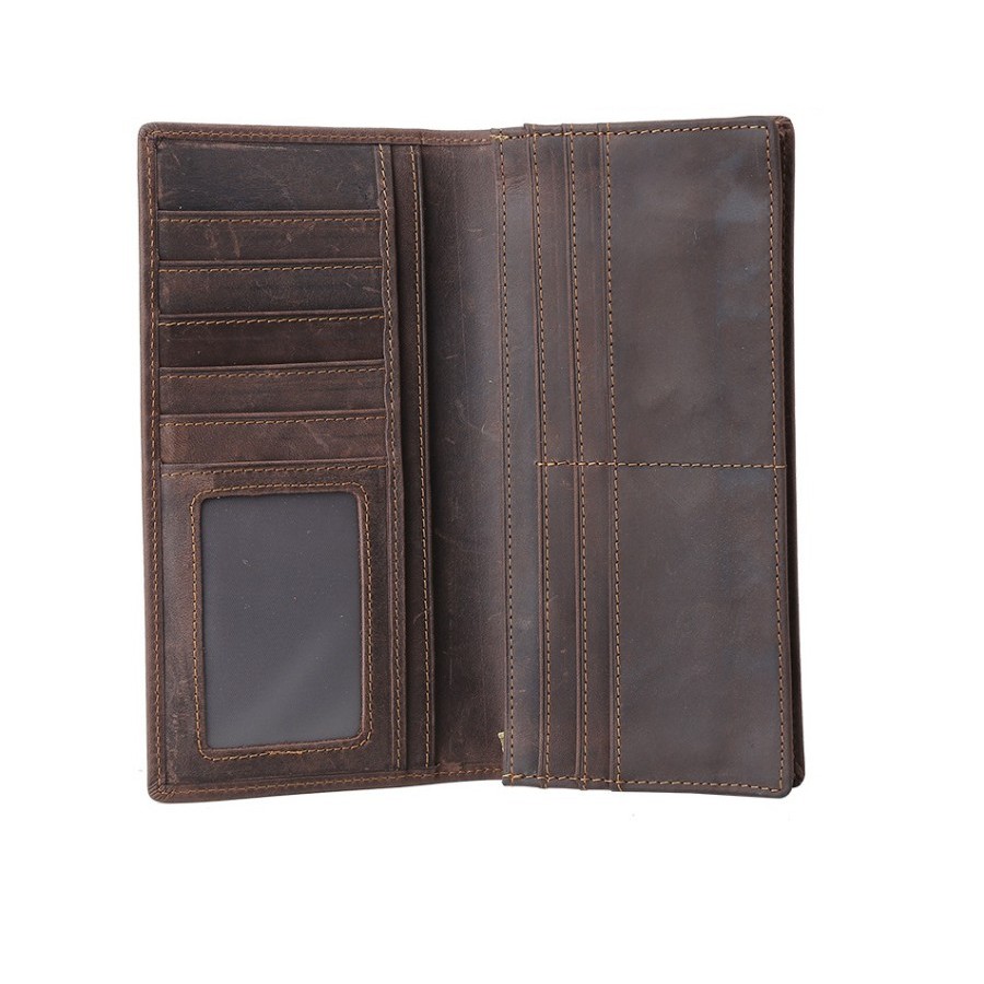 Dompet Pria Kulit Asli Crazy Horse Leather - CAMEL By Napoleon