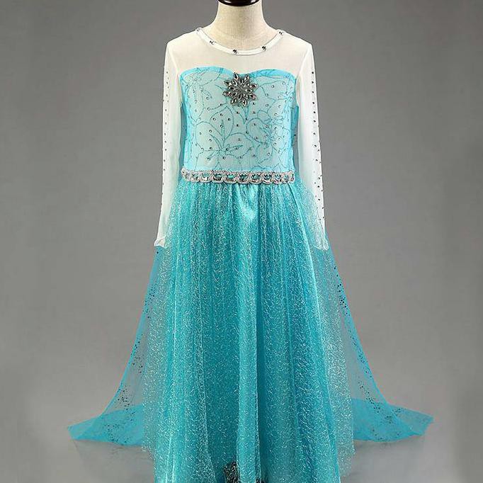 baju anak karakter elsa frozen tersedia berbagai ukuran