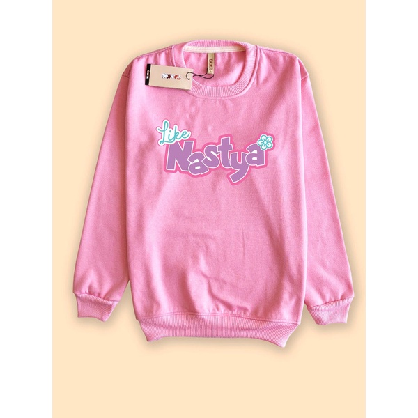 Sweater Sweatshirt Youtuber Like Nastya Logo