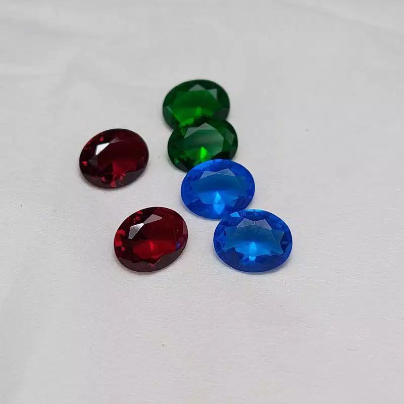 Batu king ruby,aquamarine,bluetopaz