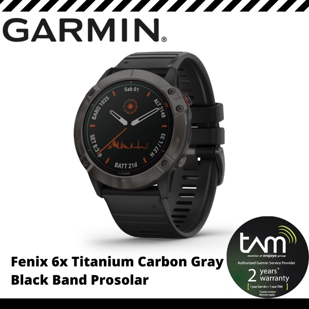 Garmin Fenix 6X Pro Solar Edition Original Garansi Resmi TAM 2 Tahun