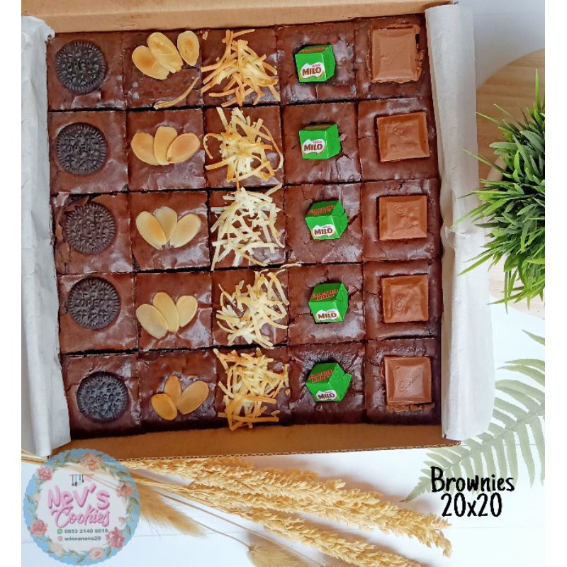 

Fudgy Brownies Sekat