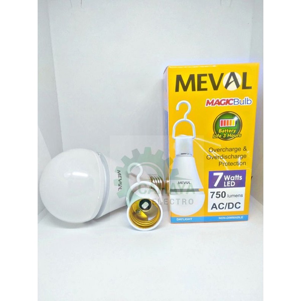Lampu Led Bulb Emergency Meval 7watt 10watt