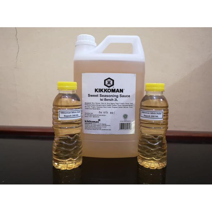 

Mmpap295- Kikkoman Mirin Halal 200 Ml | Cuka Bumbu Nasi Sushi Sweet Seasoning 916X