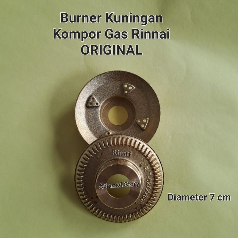 BURNER KUNINGAN KOMPOR GAS RINNAI KECIL ORIGINAL