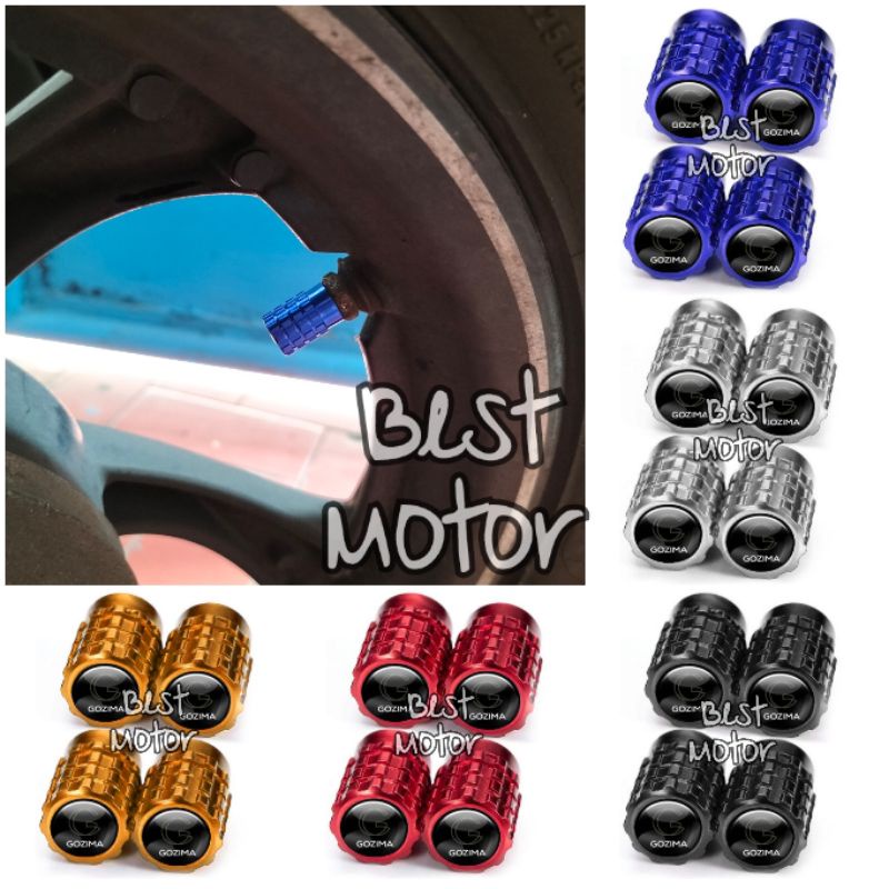 Tutup Pentil Ban Mobil Motor Sepeda New Model Type PV2 CNC 1pcs