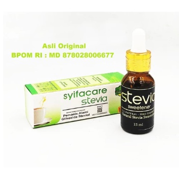 

Gula Stefia Cair Nol Kalori Sugar Stevia Pemanis Herbal Alami Diabetes