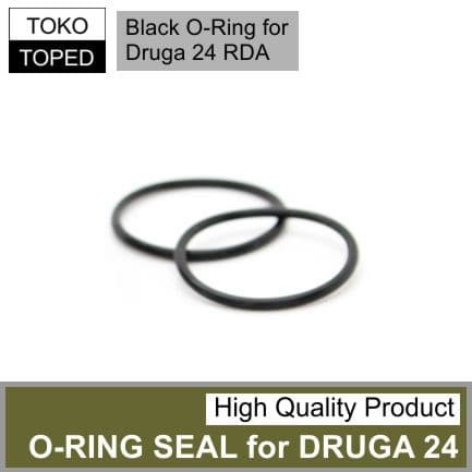 [AN] Black O-Ring Seal for Drugaxx 24 RDAx | 24mm karet silicon