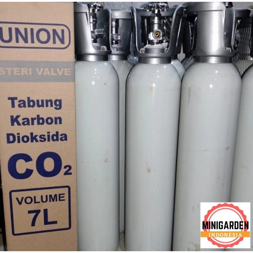 TABUNG CO2 tabung karbondioksida 5kg tabung aquascape + isi 7liter 1m3