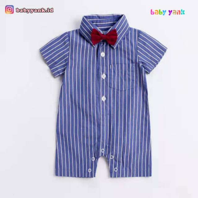 ♥BabyYank♥ CARTER LOVE ROMPER KERAH DASI BOY