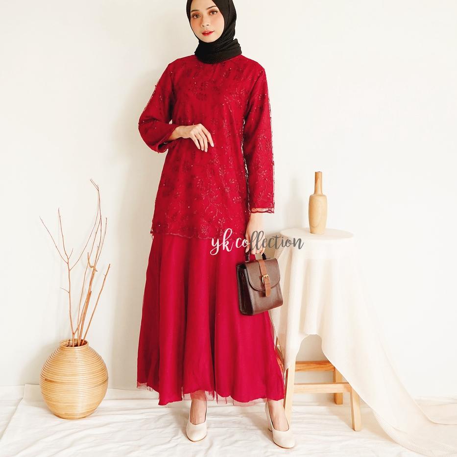 ✬ (REALPIC) GAMIS Pesta Tile SABRINA Jumbo ◌