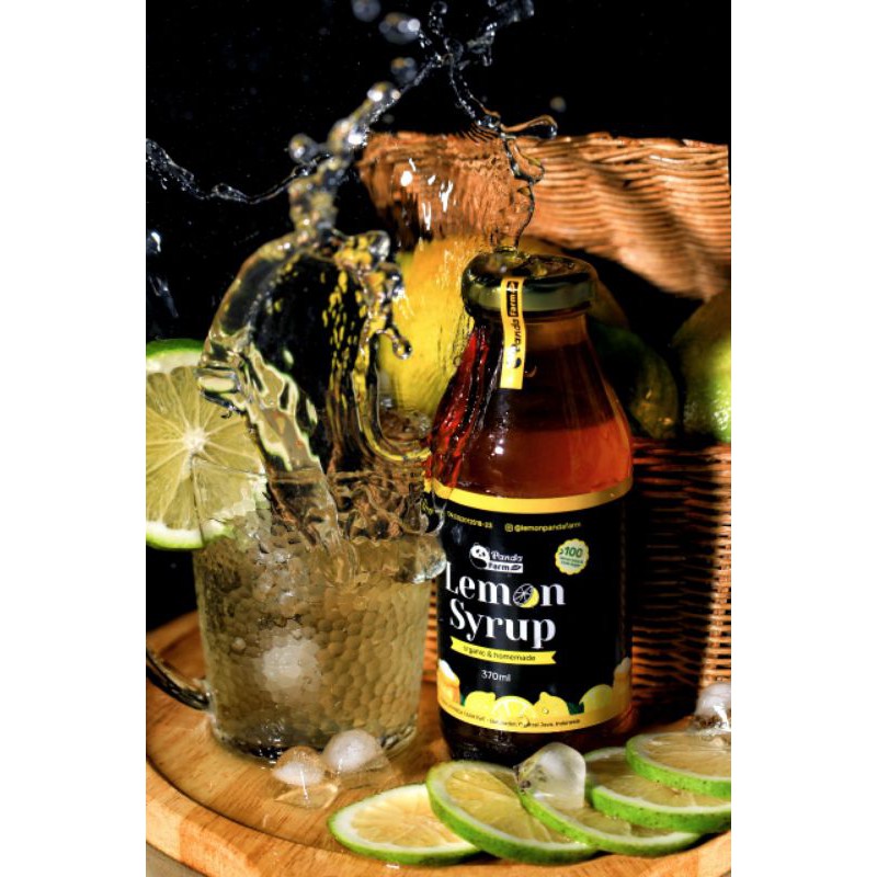 Lemon Syrup Sirup Alami Lemon Asli Gula Asli 100%