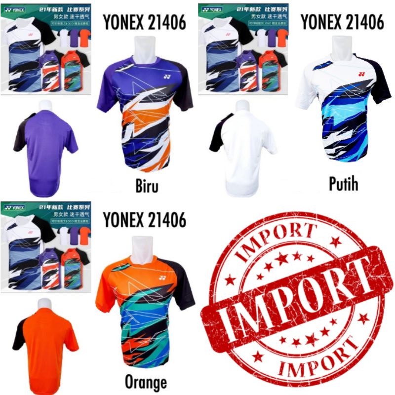 Kaos Badminton Yonex Import