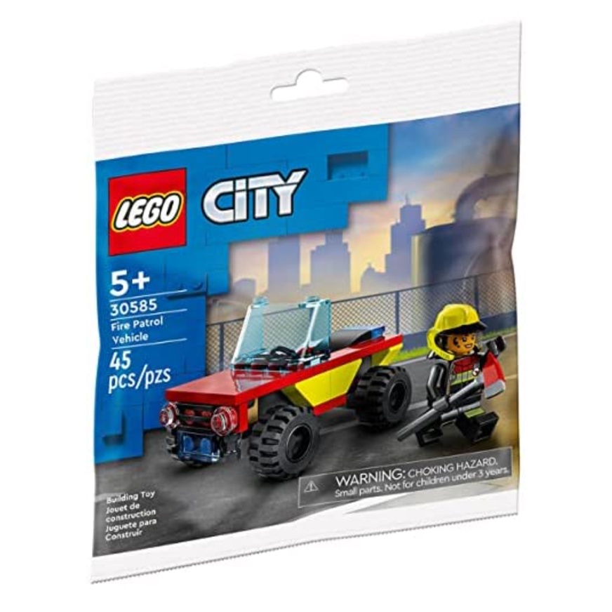 LEGO City - 30585 Fire Patrol Vehicle Polybag Building Kid Toy Fireman Police Truck Cars Town Fire F