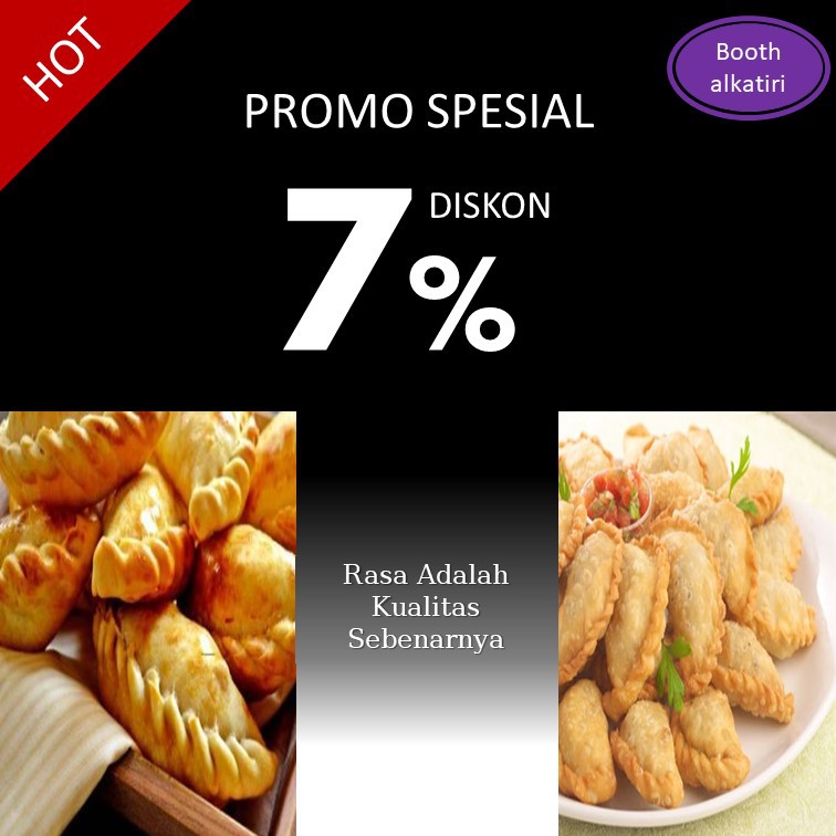 

Pastel isi daging atau sayur (Frozen Food)