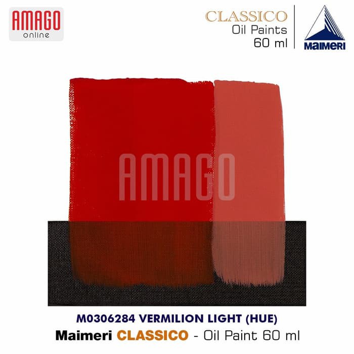 MAIMERI Classico - Oil Paint - Vermilion Light - Hue - 60ml - M0306284
