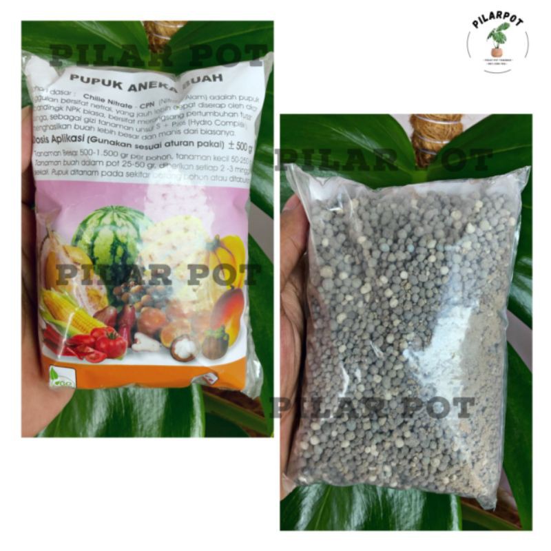 Pupuk Aneka Khusus Tanaman Buah 500 Gram Mempercepat Pertumbuhan Tanaman Buah - PUPUK ANEKA BUAH