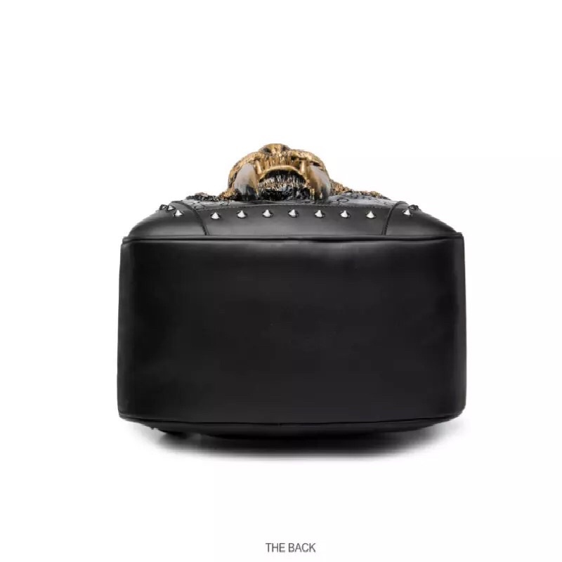TAS RANSEL IMPORT PRIA WANITA TIGER 3D LEATHER ROCK PUNK ASIA EROPA AMERIKA
