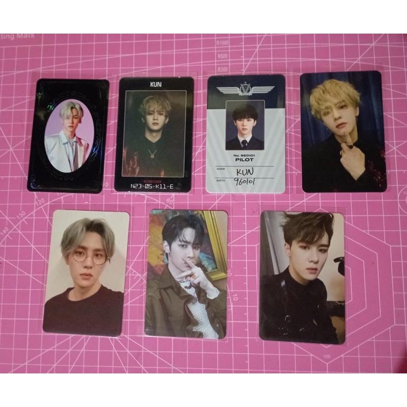 Official photocard kun nct yearbook acc AC acess card pilot future empathy dream jwl universe resona