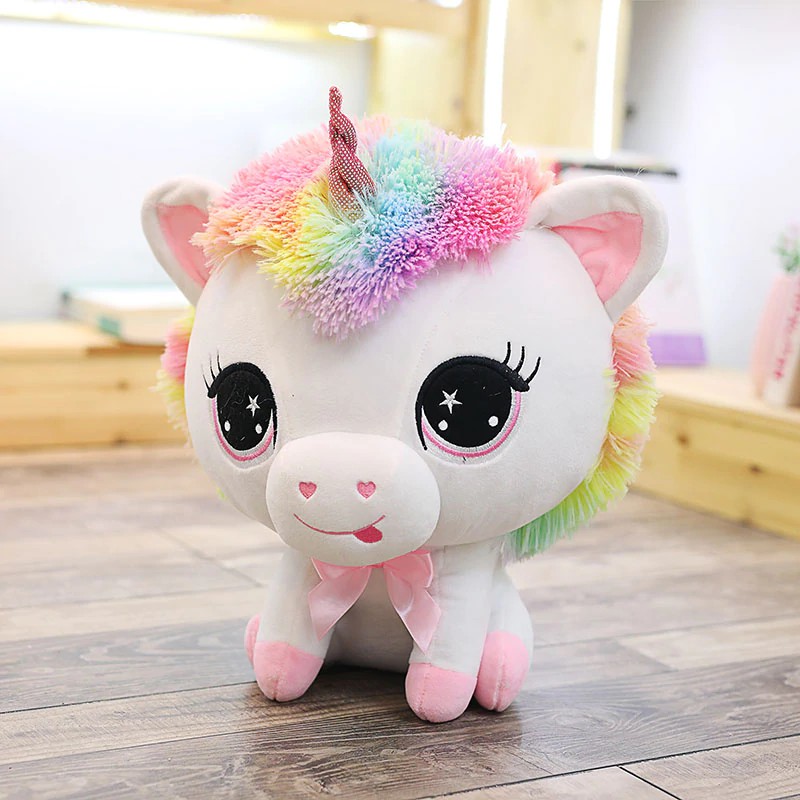 rainbow unicorn teddy