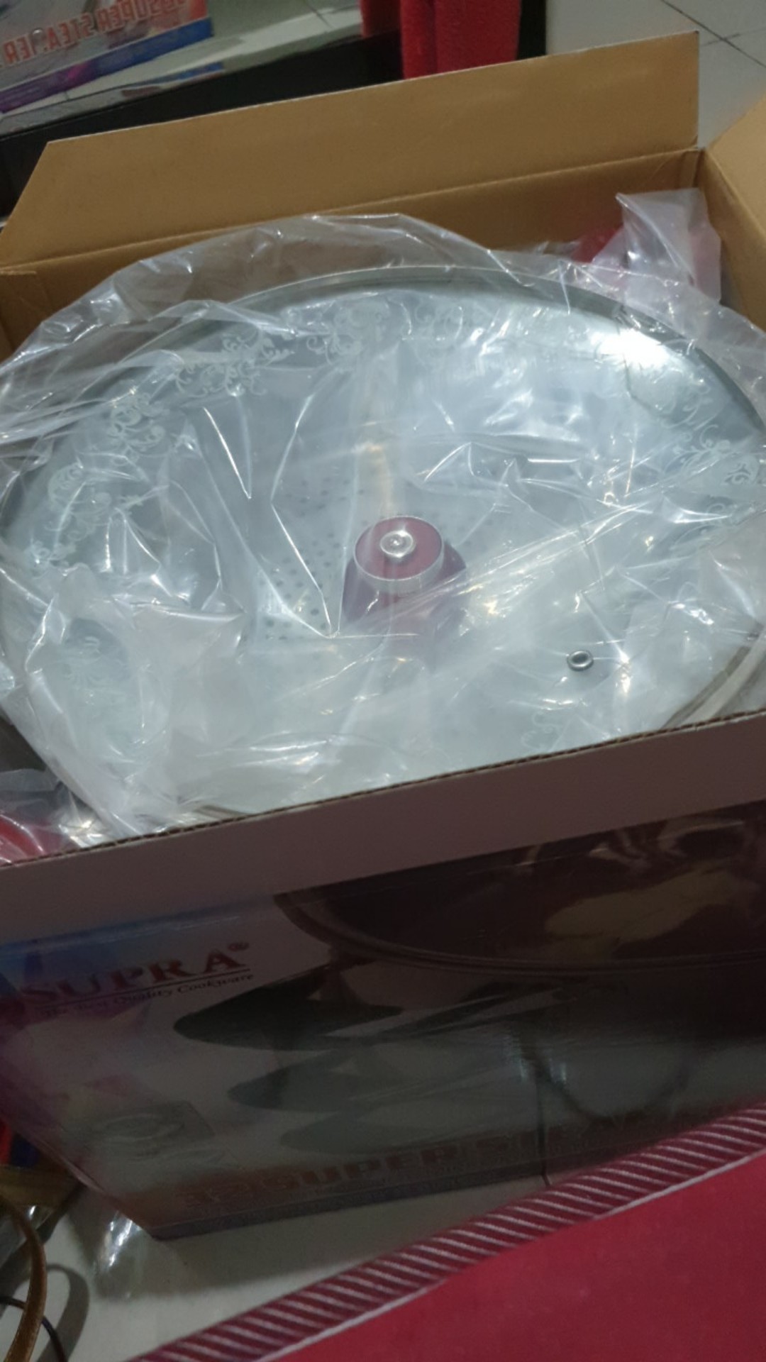 Khusus Gojek Panci Steamer Supra / Panci Serba Guna Sarangan Supra Stainless Tebal Susun 3 (32cm)