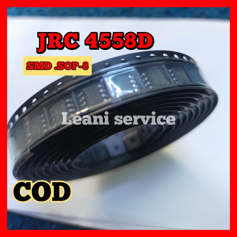 JRC4558D SMD  IC OPRATIONAL AMPLYFIER/IC AUDIO TONE