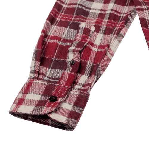 AFTERLIFE - Kemeja Flannel Crimson