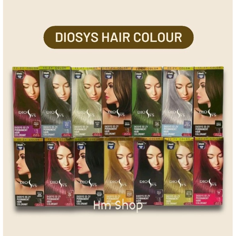 DIOSYS HAIR COLOR / SEMIR RAMBUT 45 dan100 ml