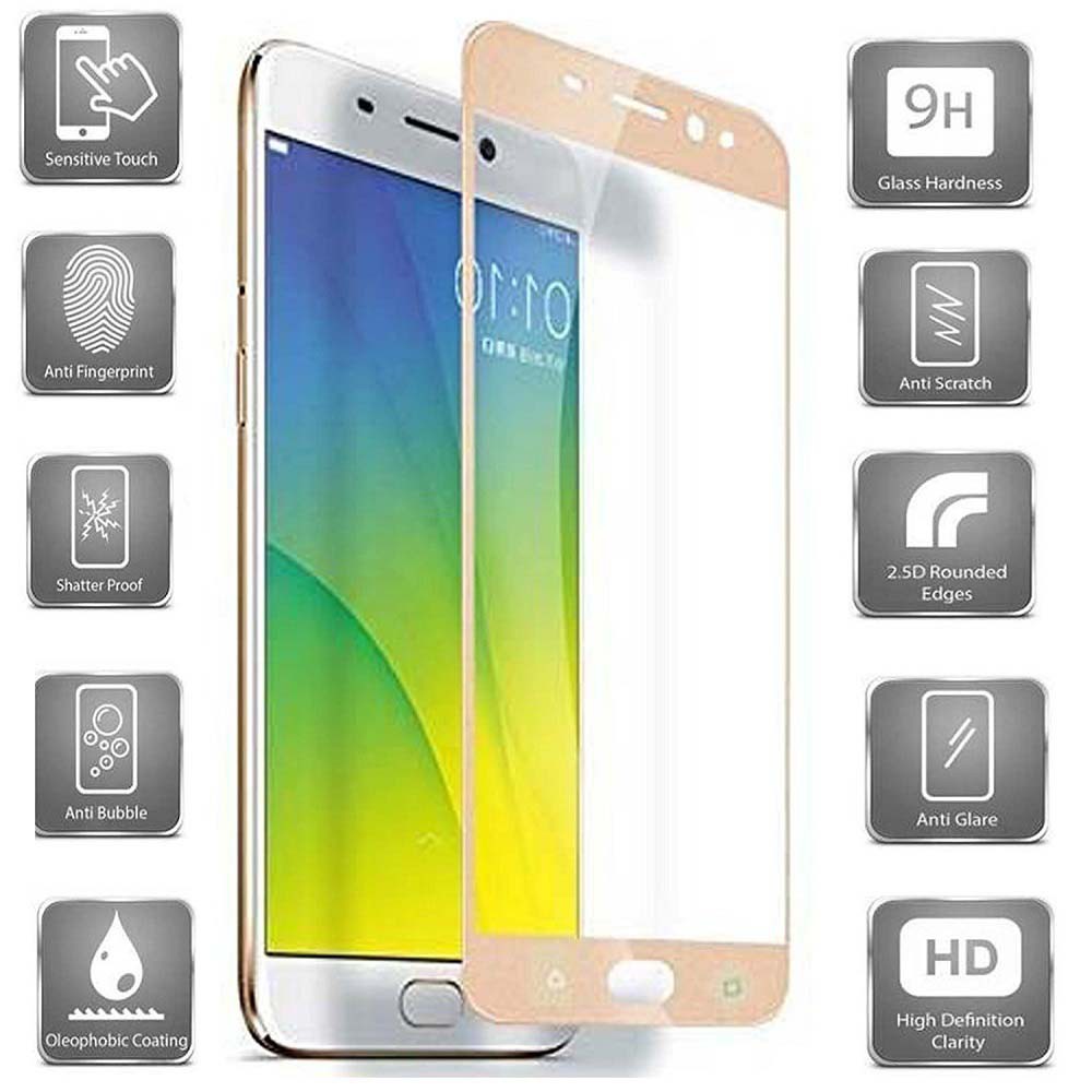 Tempered Glass Oppo F3 Plus / F3+ Full Colour / Anti Gores Kaca / Screen Protector