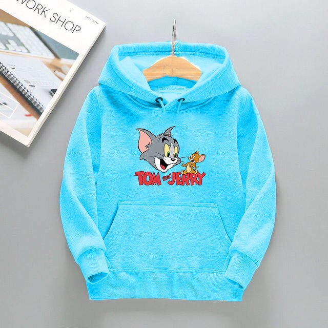 Hoodie anak Unisex Tom and Jerry Hoodie anak lucu terbaru