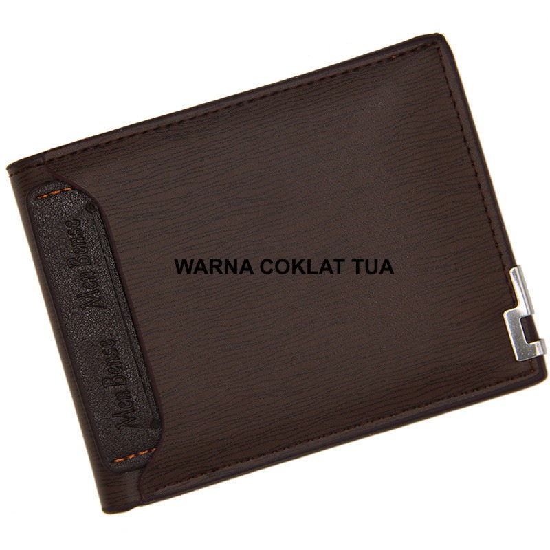 DOMPET UANG PRIA KUALITAS PREMIUM ORIGINAL MENBENSE WALLET KULIT PU HIGH GRADE 119B-189