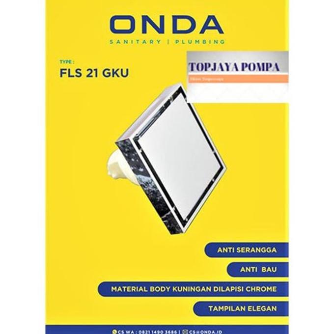 FLOOR DRAIN FLS 21 GKU ONDA KUNINGAN HEMAT