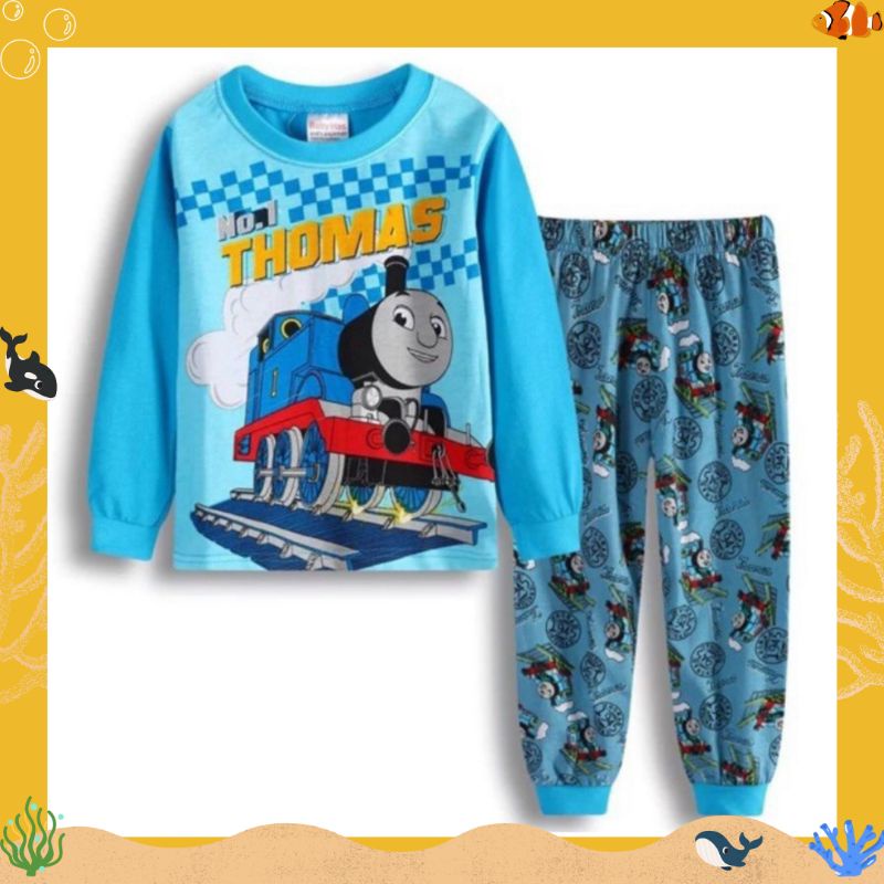 Piyama Anak Laki Thomas Ukuran 90-130