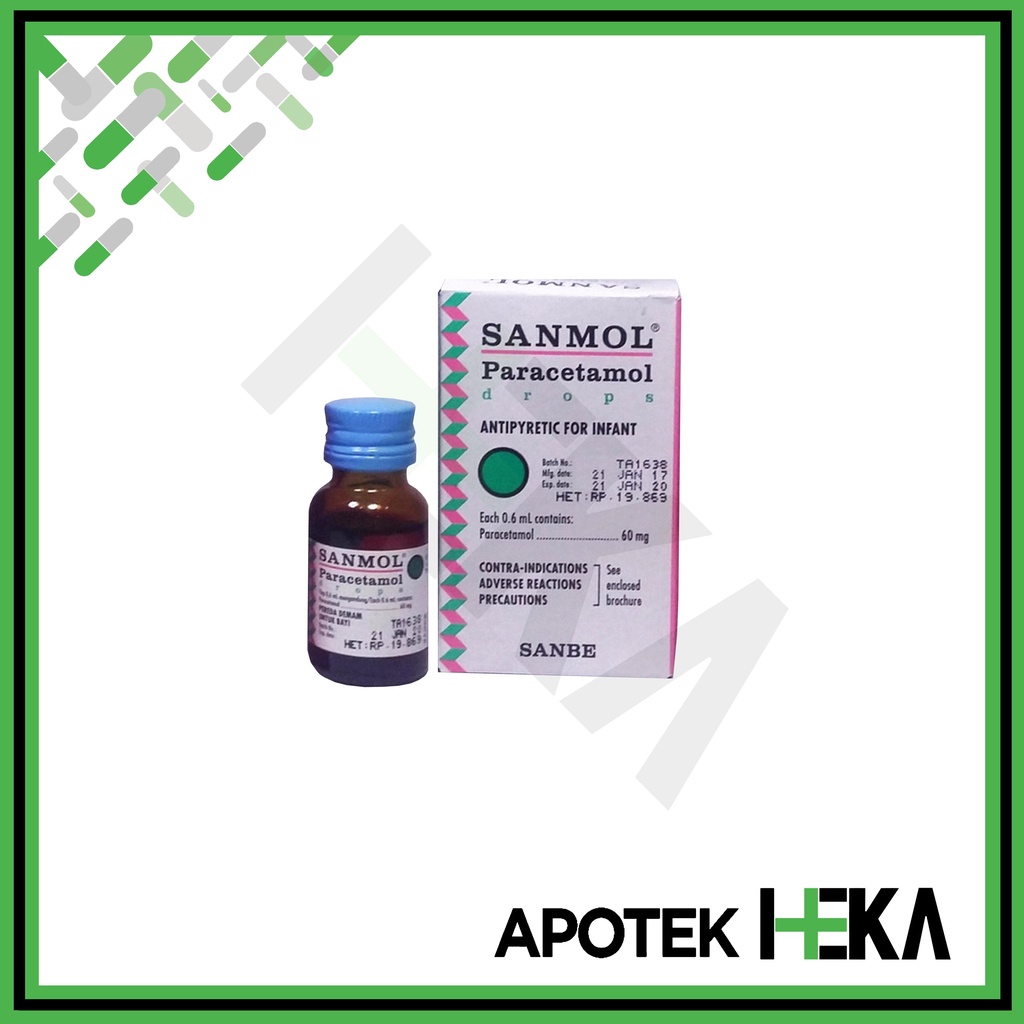 Sanmol Drops 15 ml - Penurun Panas Bayi (SEMARANG)