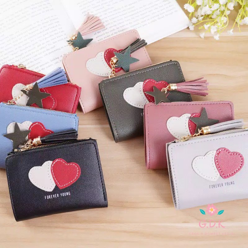(GDK) DOMPET LIPAT PENDEK/MINI D206 DOMPET LIPAT WANITA IMPOR