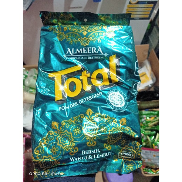 detergen total almeera,deterjen sayang