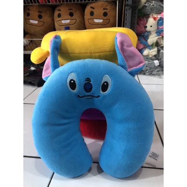 Bantal Leher Karakter Lucu Nyaman Bahan Lembut Label SNI