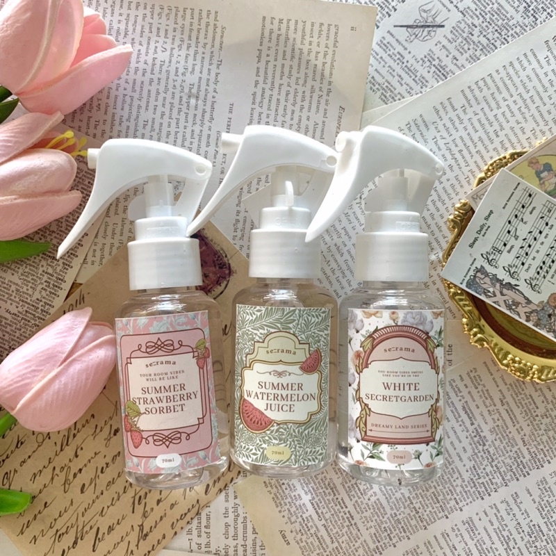 Serama - [NEW PACKAGING] Room &amp; Linen Spray Premium Series | Pengharum Ruangan Pewangi Pakaian