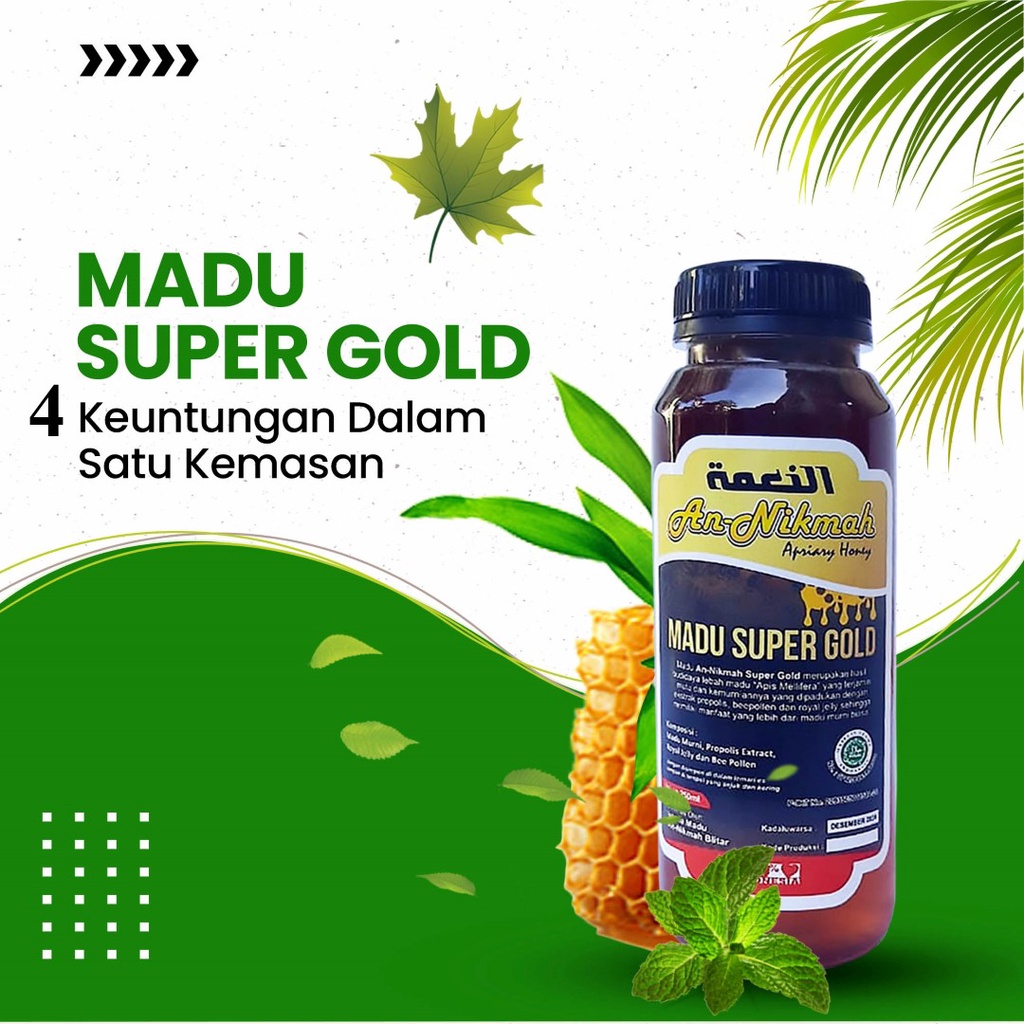 

Madu SUPER GOLD Murni Asli 100%