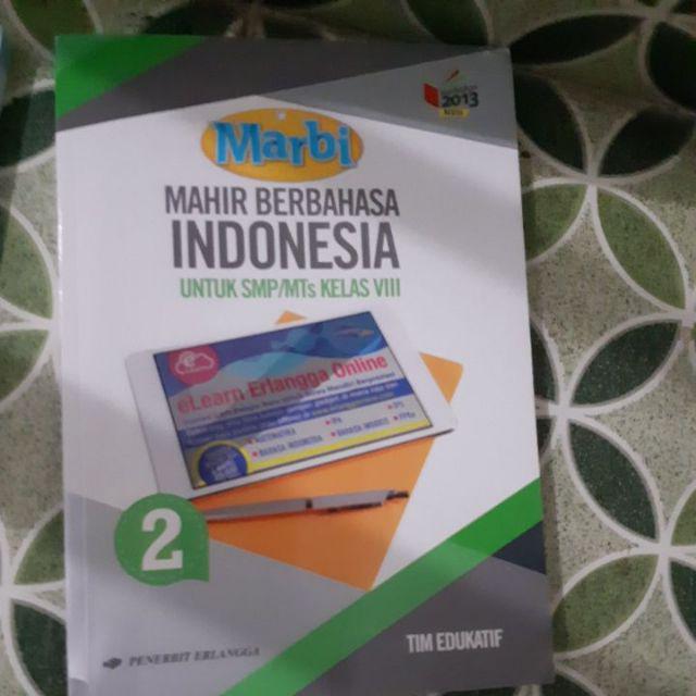 Marbi Mahir Bahasa Indonesia Smp Kelas 8 Edisi Revisi Erlangga Baru Ori Shopee Indonesia