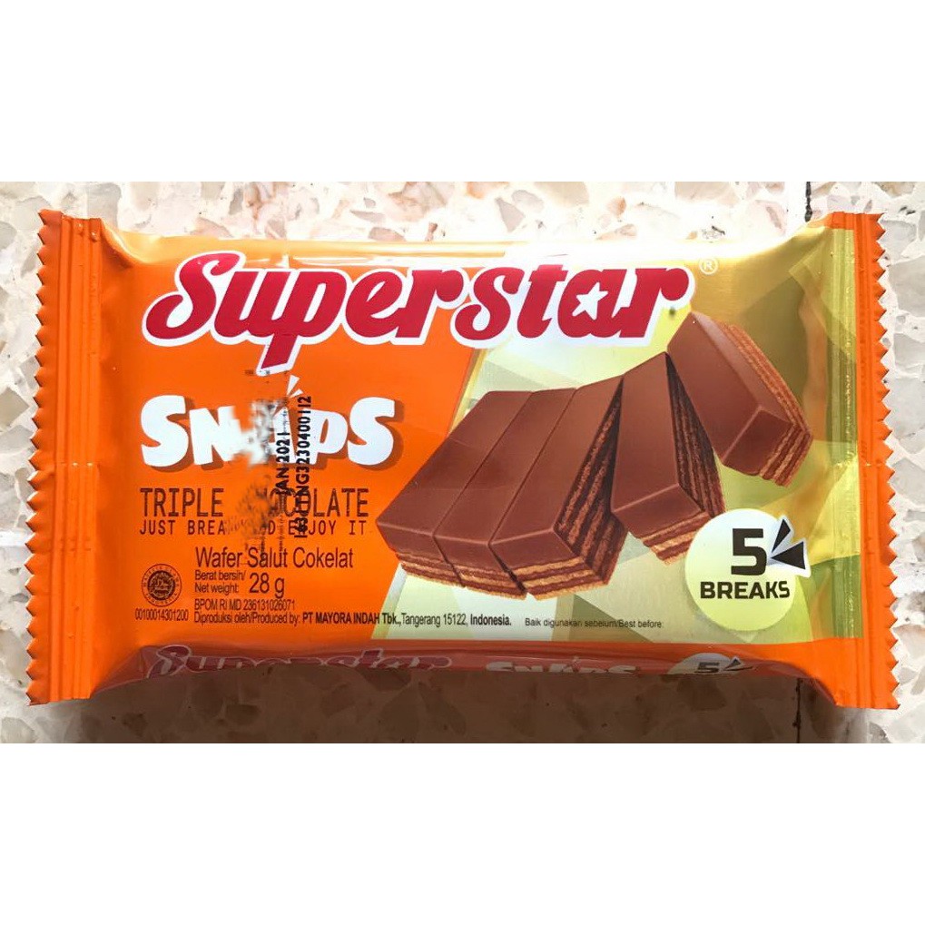 

Wafer Cokelat SNAPS 28 gr