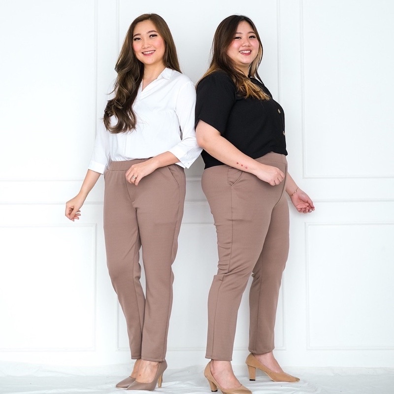 M-4L CELANA PANJANG WANITA CELANA SCUBA PANTS CELANA PENSIL MURAH BAGGY PANTS