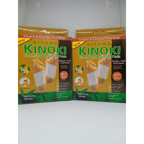 KINOKI | CLEANSING DETOX FOOT PADS - ED 03/2027